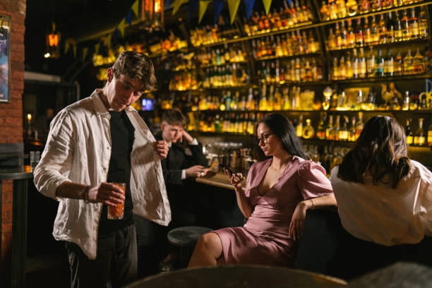 istock Lady gets distracted by work during date with boyfriend 2099351102