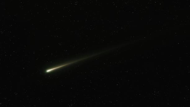 istock Meteor trail in the night sky. 2099384006