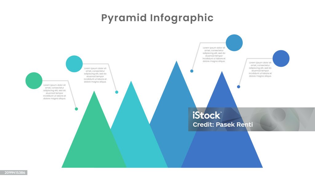 Sample Design For Pyramid Flat Pyramid Infographic Template Design Stock Illustration - Download ...