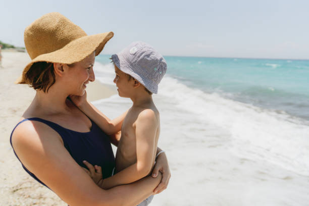 istock Special moments on the beach with my boy 2099415924