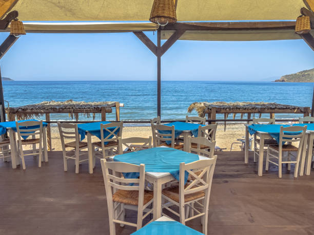istock Seaside terrace of restaurant 2099423403