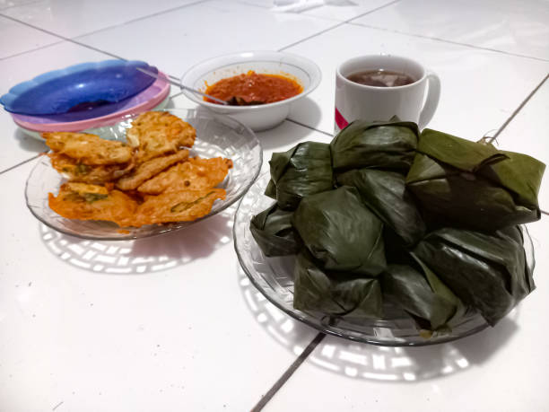 istock Lontong and fried foods 2099516076