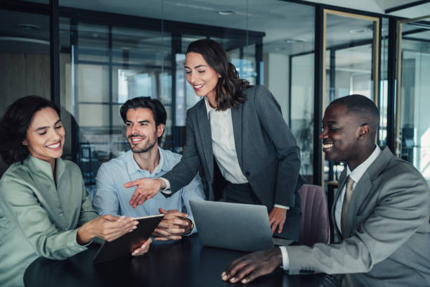 istock Business persons on meeting in the office. 2099549314