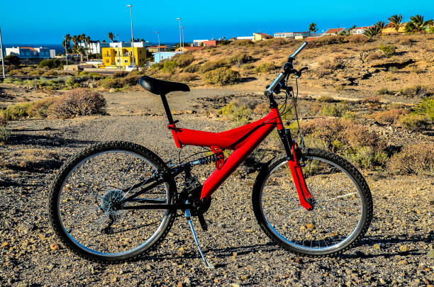 istock Full Suspension Mountain Bike 2099560050