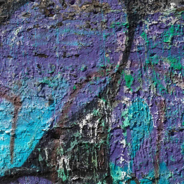 Graffiti letter wall