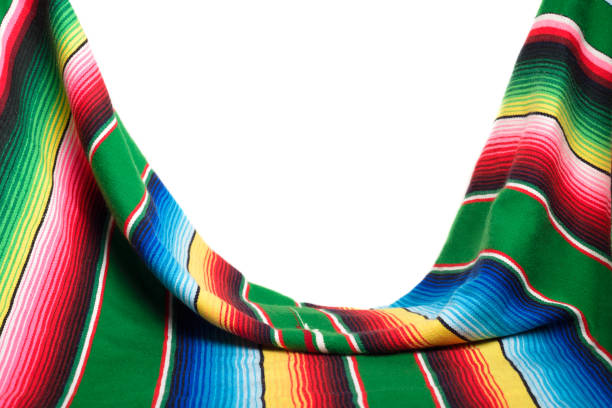 istock Colorful sarape with copy space. Cinco de Mayo background. 2099665384