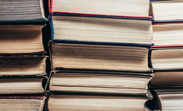 istock Photo of old antique books stack. 2099676242