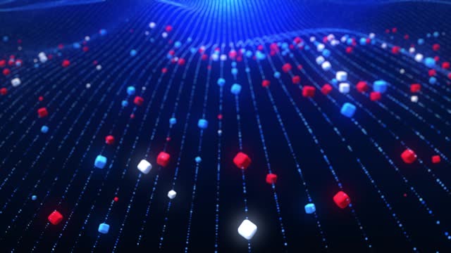 4k-Abstract Particle Background Loopable