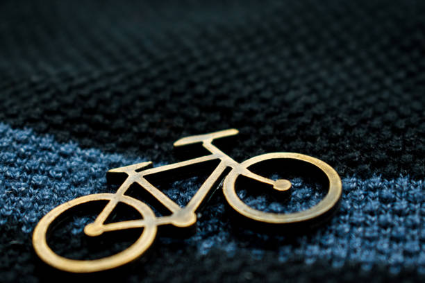 A small steel toy bicycle model