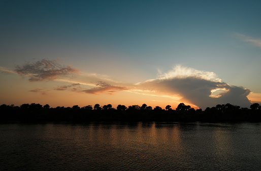 Sunset Sky & Lake