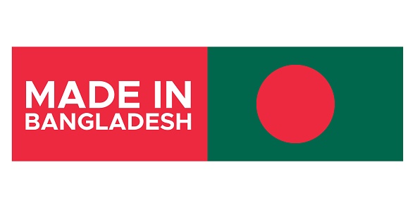 Made in Bangladesh Stamp Label