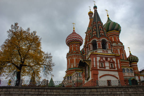 St. Basil Cathedral in Red Square in Moscow