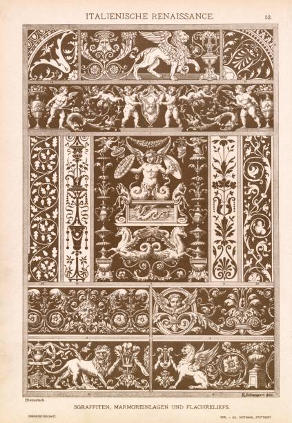 istock Marble and Relief Art, Italian Renaissance Inlays, H. Dolmetsch Creations 2099794208