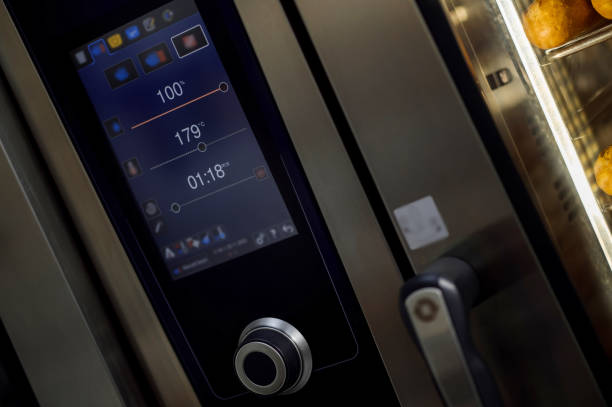 istock Display of oven with baguette 2099860680