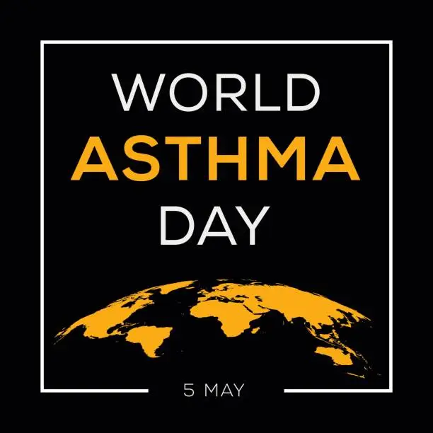 Vector illustration of World Asthma Day.