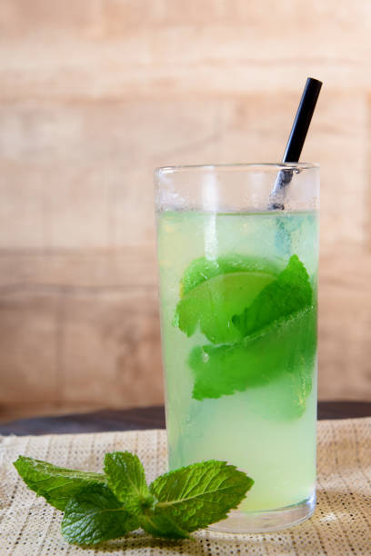 istock refreshing alcoholic drink with berries, ice vodka and gin, lemon peel served in glass cup on the counter on blurred background 2099951450