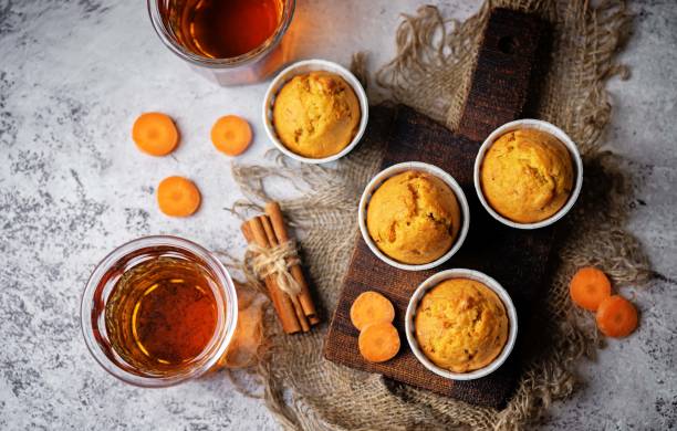 istock Carrot cupcakes for Easter holiday 2099955696