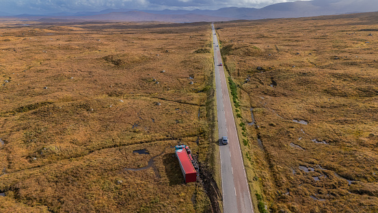 Truck accident Highlands Scotland