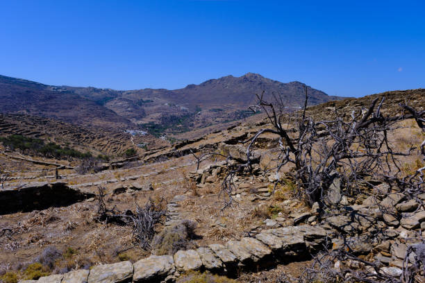 istock Arid rural landscape on Tinos island 2099974699