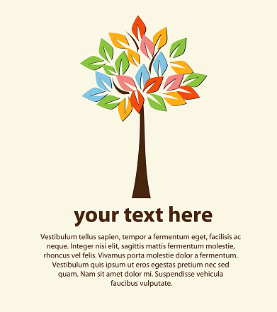 Abstract tree for text vector