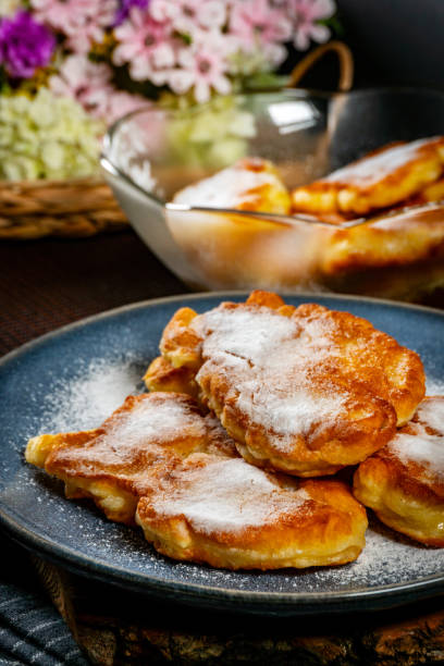 istock Homemade sweet pancakes . 2100073619