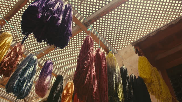 Morocco Store with Wool Fabric Threads