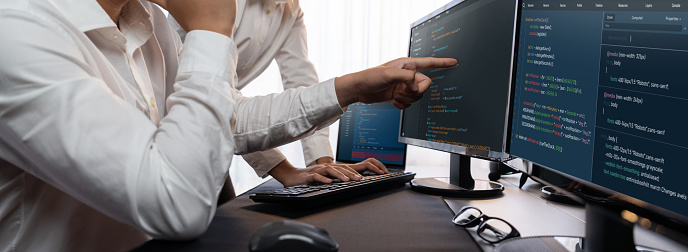 Program Engineers Working Programmer And Software Engineer Working In Tech Develop Company ...