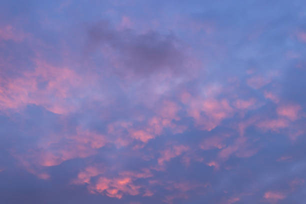 Sunset sky with clouds from Istanbul - TurkeyMarch - 2024