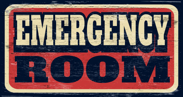 emergency room - emergency room accident hospital emergency sign点のイラスト素材／クリップアート素材／マンガ素材／アイコン素材