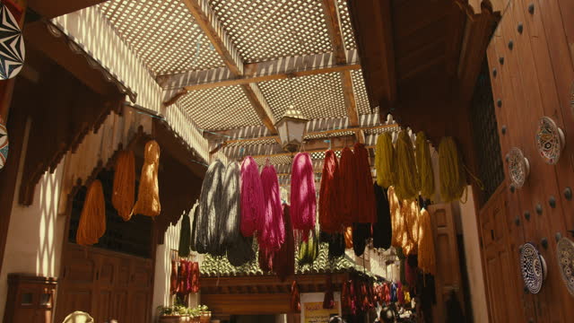 A Morocco Store with Wool