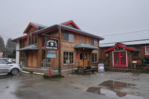Martime Centre on Vancouver Island in Cowichan Bay, British Columbia, Canada.