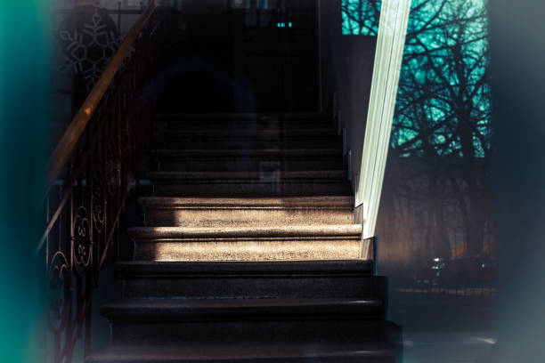Stairway And Window Of House