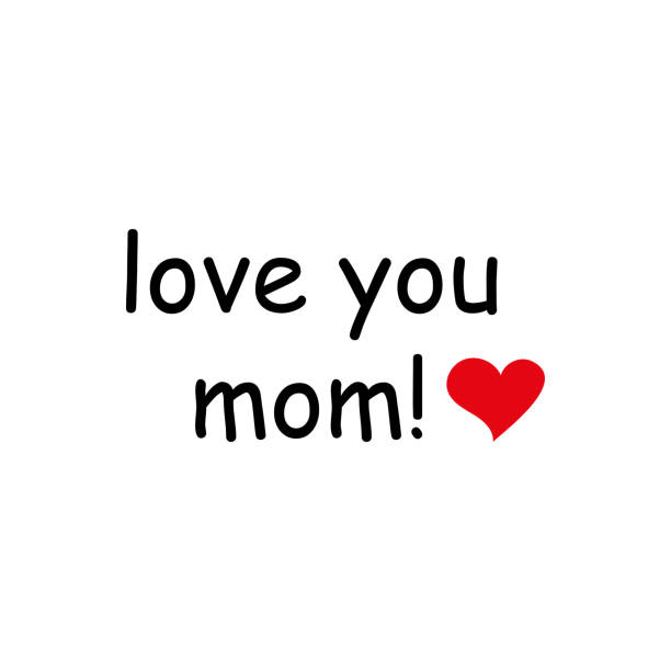 istock Love you mom greeting card. Hand drawn Mother's Day background. Modern brush calligraphy. Lettering Happy Mothers Day. 2100485669