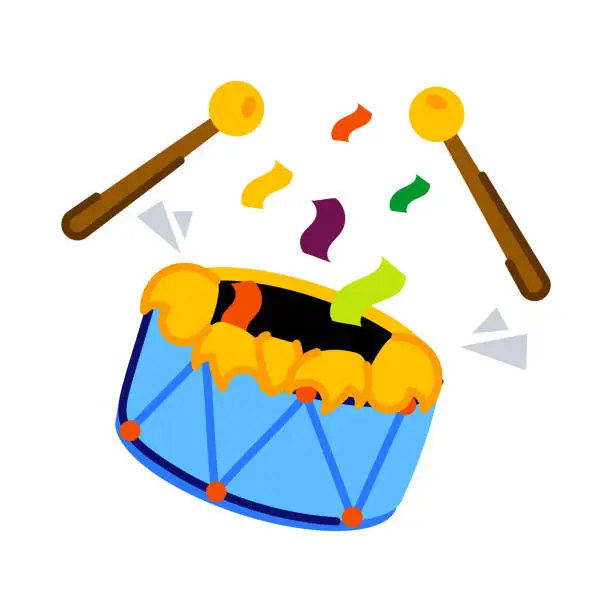 Vector illustration of Drumbeat