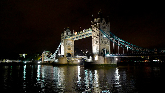 Tower Bridge is an iconic London landmark renowned for its majestic architecture and historic significance as a symbol of the city, spanning the River Thames with its distinctive twin towers and drawbridge mechanism.
