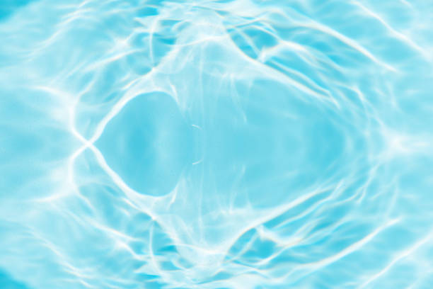 Abstract blue water with gentle waves