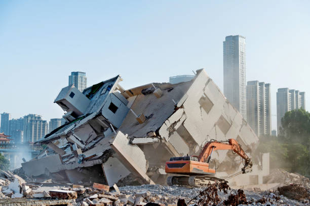 Demolition excavator