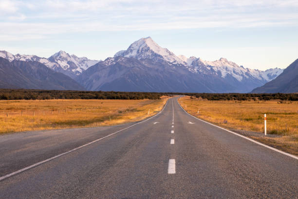 istock The road to Mount Cook 2100802019