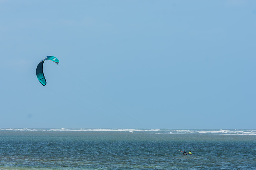 Kite Surfing in Watamu, Near Malindi in Kenya