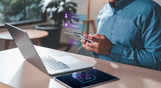istock login, identification information security and encryption, account access app to sign in securely. 2100822609
