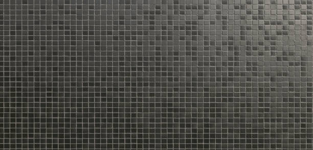 istock Square stone tile floor Tile block wall Square granite road 3D illustration 2100888353
