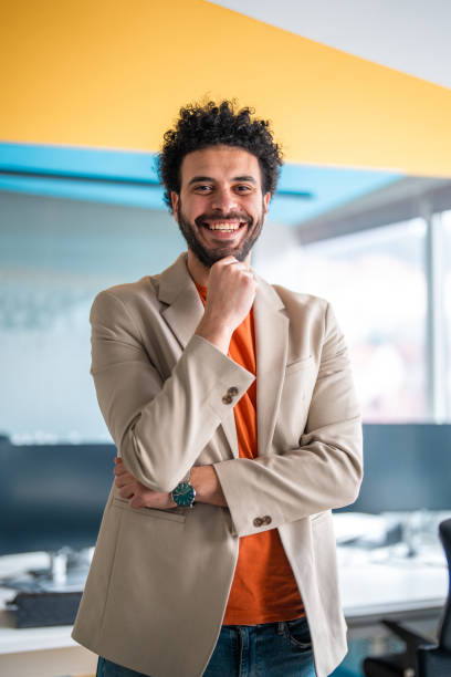 istock Confident Middle Eastern Businessman Office Portrait 2100949436