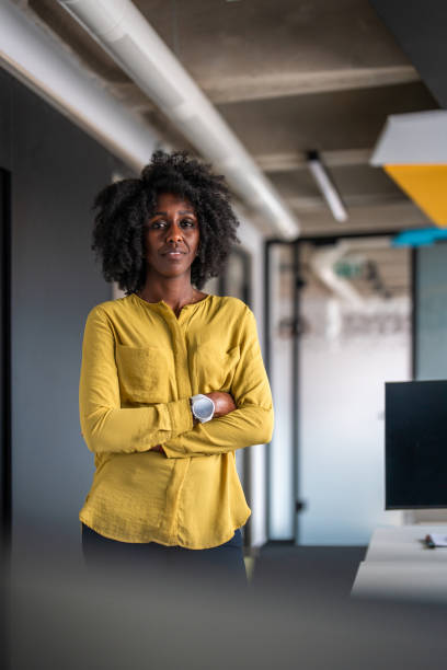 istock Confident Black Female Professional Portrait Indoors 2100949465