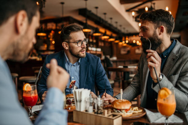 istock Business strategy over burgers 2100956470