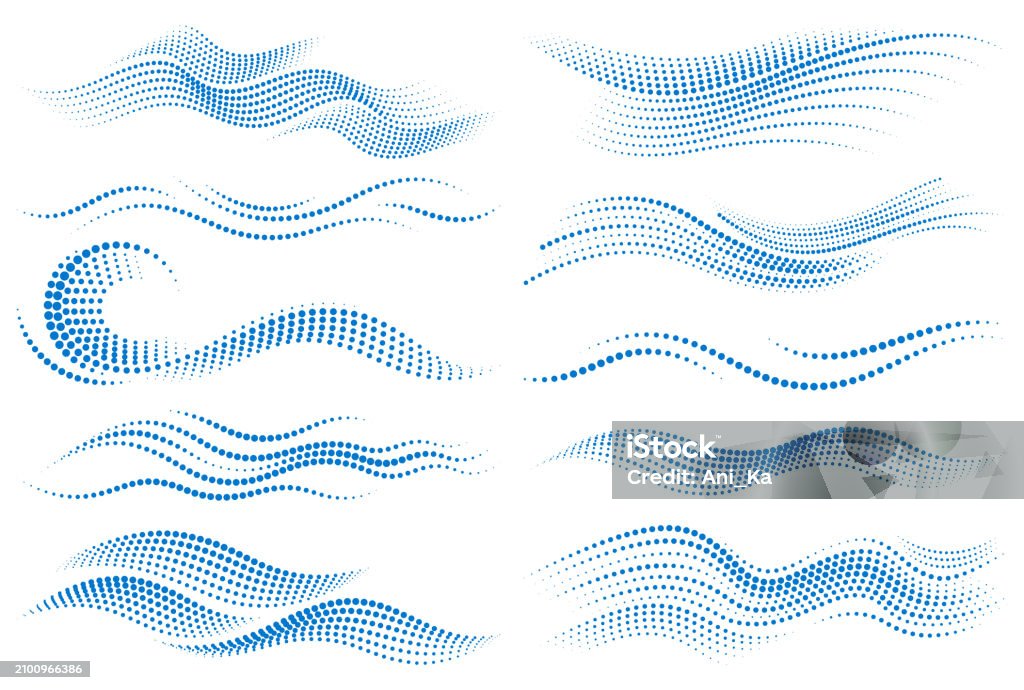 Vagues de demi-teinte abstraite - clipart vectoriel de Vent libre de droits Vagues de demi-teinte abstraite - clipart vectoriel de Vent libre de droits