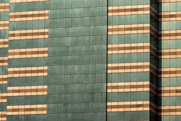 Modern office building exterior. Abstract glass windows. Modern glass building. Architecture facade