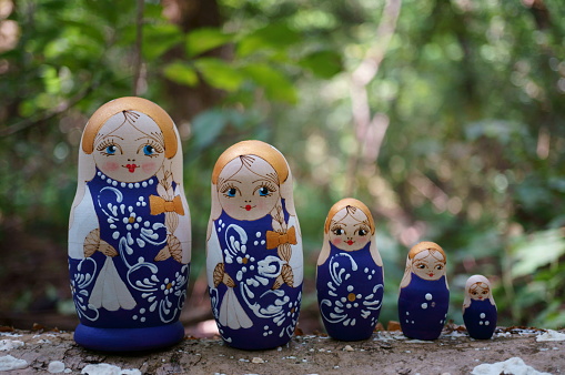 Russian folk art dools