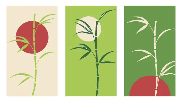 Vector illustration of bamboo