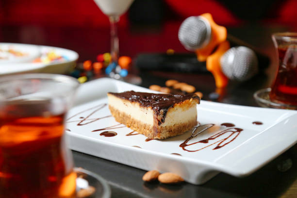istock Piece of Cake on White Plate 2101208478