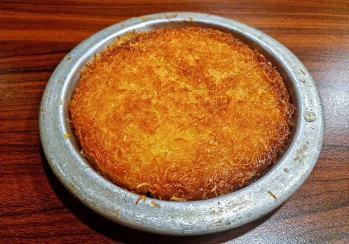 Knafeh a traditional Middle Eastern dessert